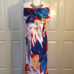 🌺🌸🌼NEW SUIMIKI MUTI COLORED DRESS SIZE: XLARGE